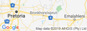 Bronkhorstspruit map